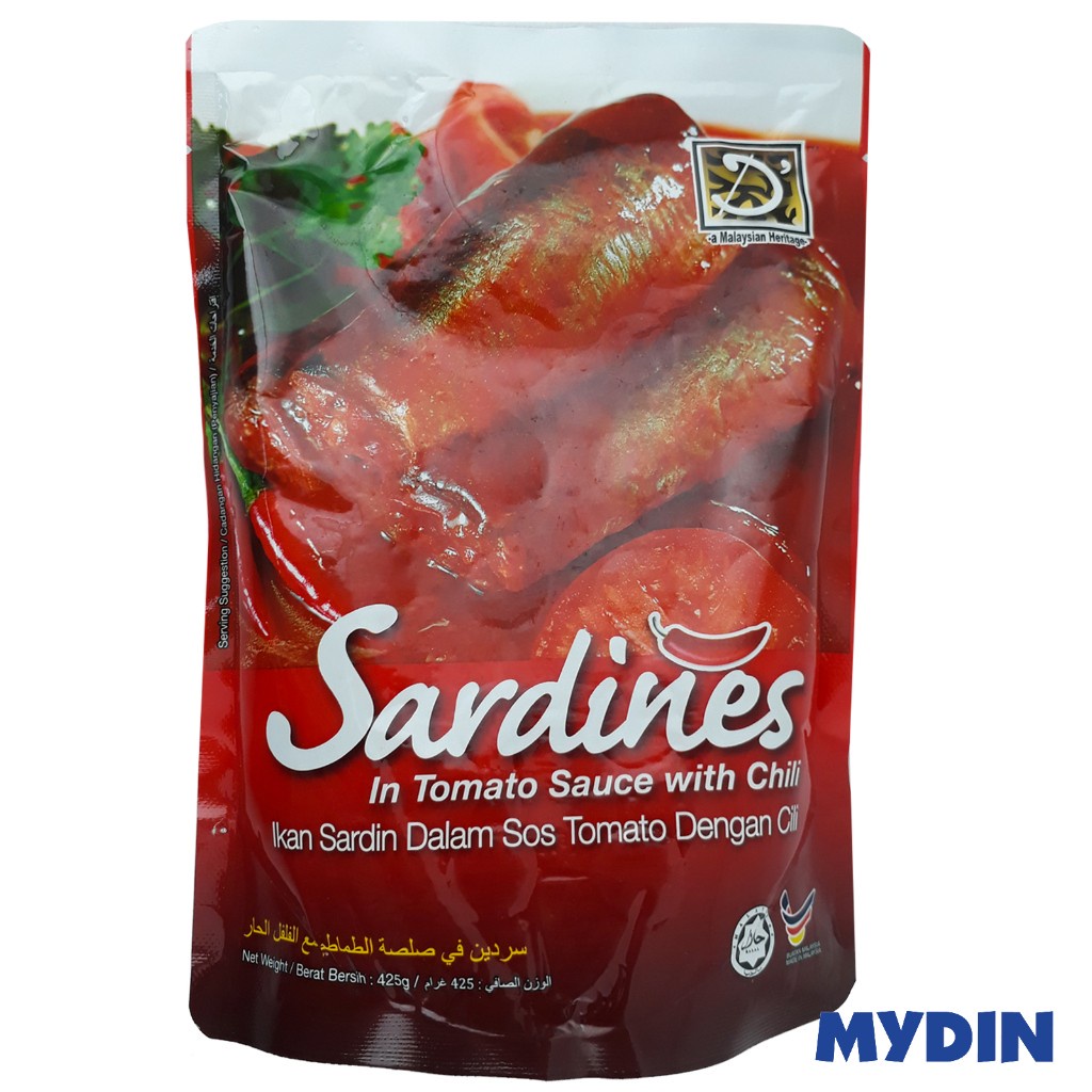 Dheritage Sardine In Tmto Sce&chili 425g
