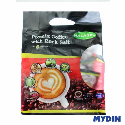 Halagel Rocksalt Premix Coffee 15×25g