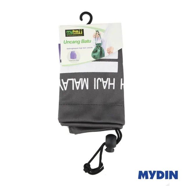 Myhajj Pouch Stone 8in Grey Hj-100-82