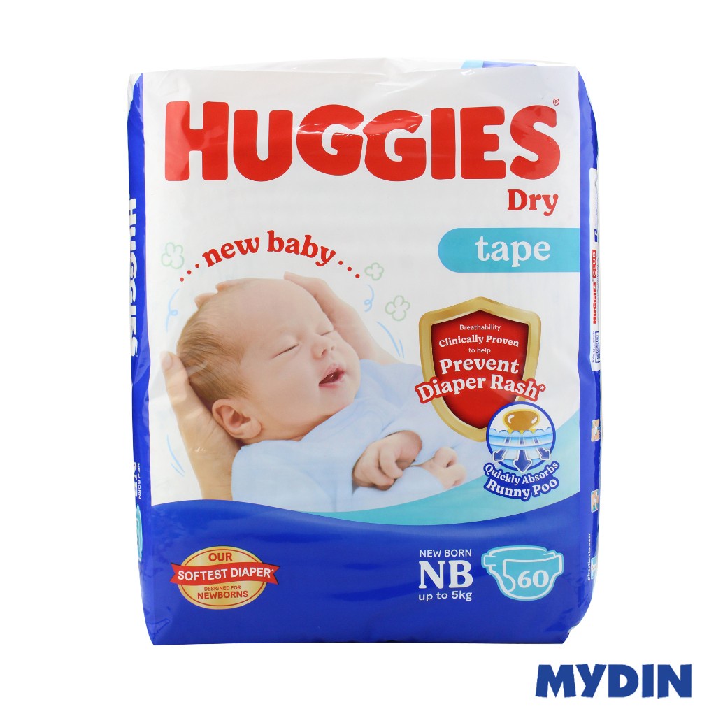 Huggies Dry Jumbo New Born 58S