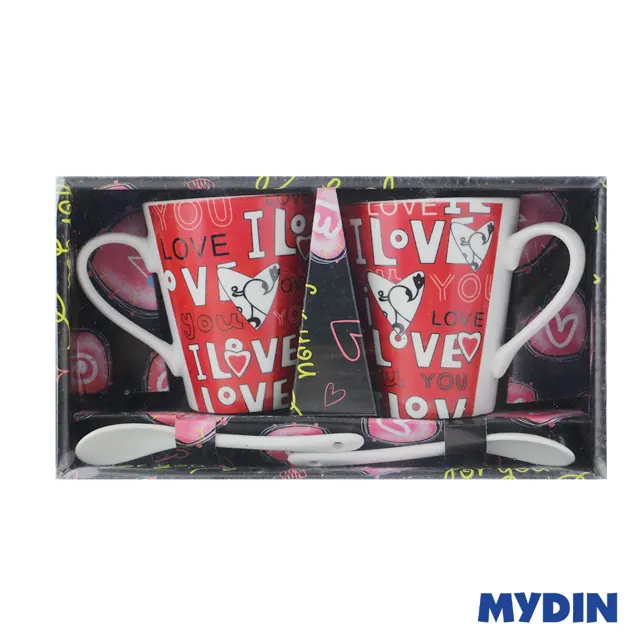 I Love You Mug Set 4PC Ryjp026