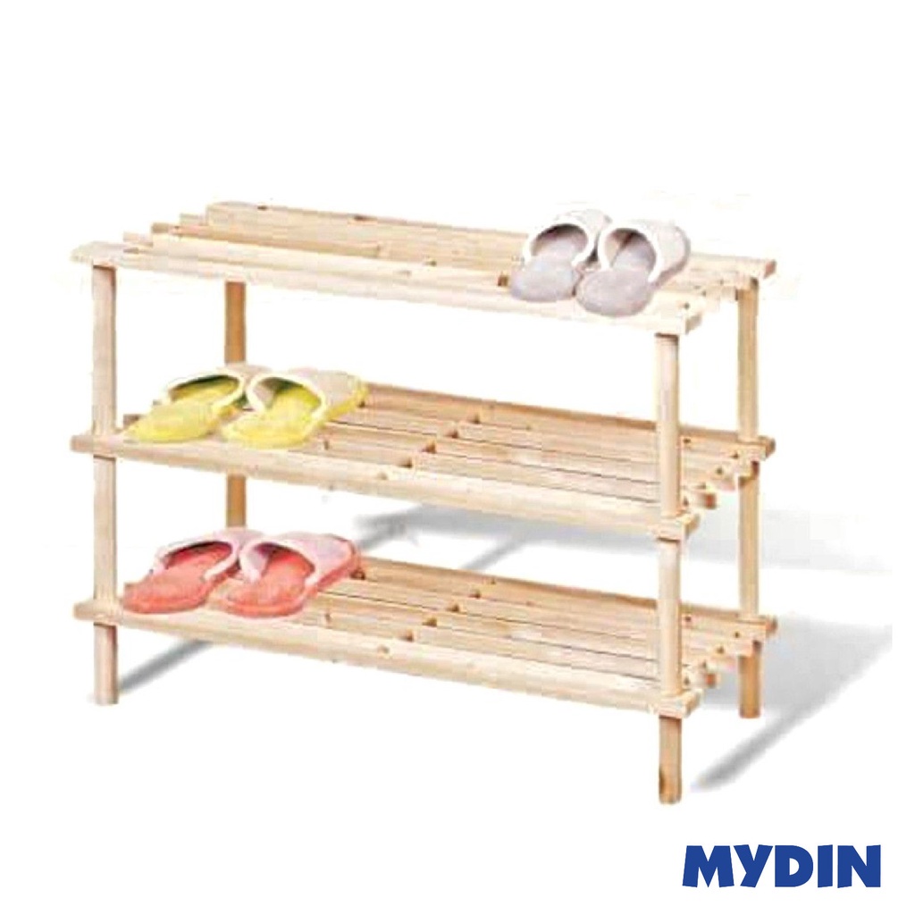 Comel Wooden Shoe Rack 3tier Mh-3tier