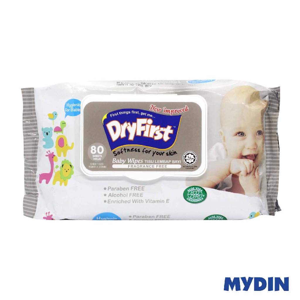 Dryfirst Baby Wipes 80S