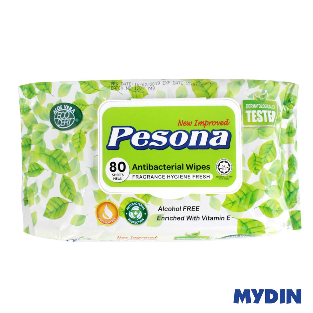 Pesona Wet Tissue 80S Fragrance