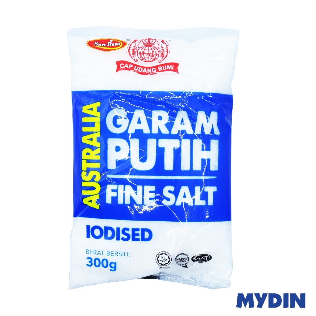 Udang Bumi Garam Halus Biru 300g