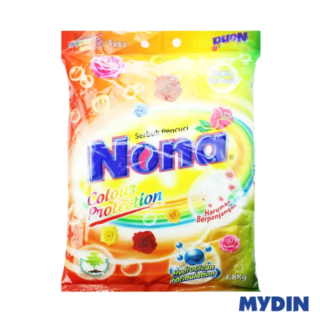 Nona Deterg Pwd, 3.8kg, C/prtctn
