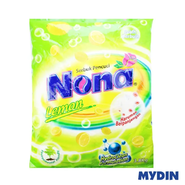 Nona Deterg Pwd, 3.8kg, Lmn