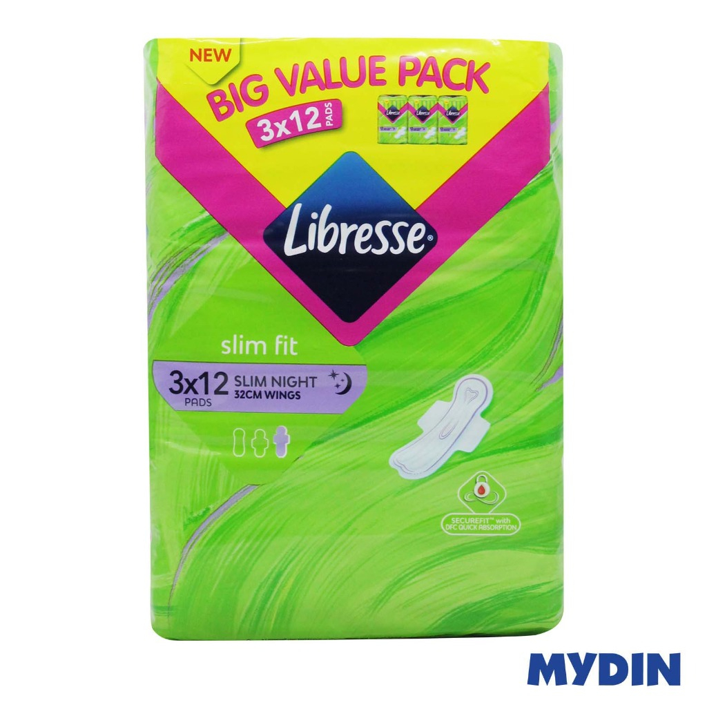 Libresse Slm Nt Pad Wg 32cm 12×3