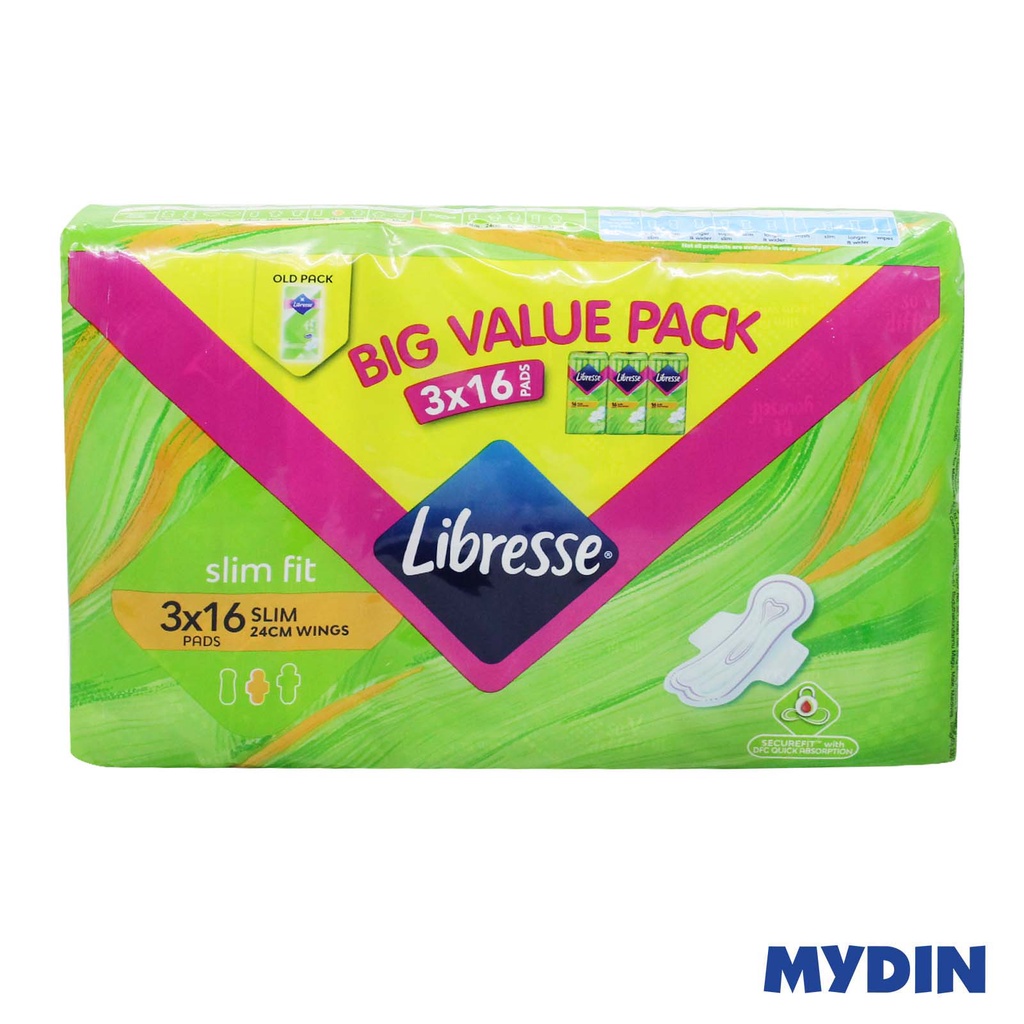 Libresse Pad Wg Slm 24cm 16×3
