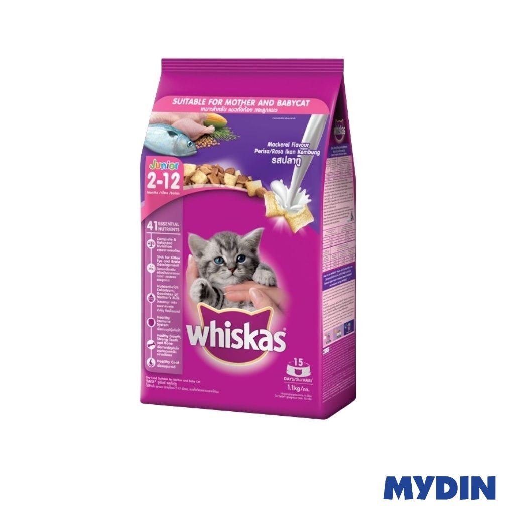 Whiskas Junior Mackerel 1.1kg