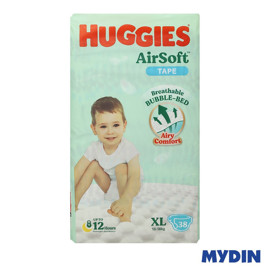 Huggies Airsoft Tape Super Jumbo, Xl38