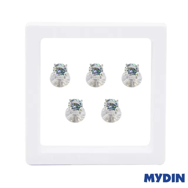Armaan Button Zircon Wht 7mm Satbdw-15