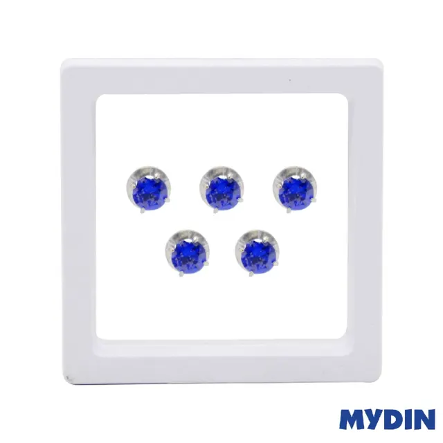 Armaan Button Zircon Sap 8mm Sacxds-15