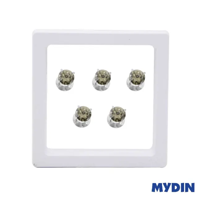 Armaan Button Zircon Grn 9mm Sactdg-18