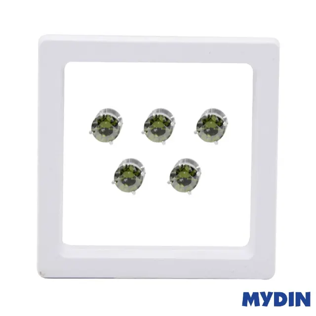 Armaan Button Zircon Grn 10mm Sacsdg-20