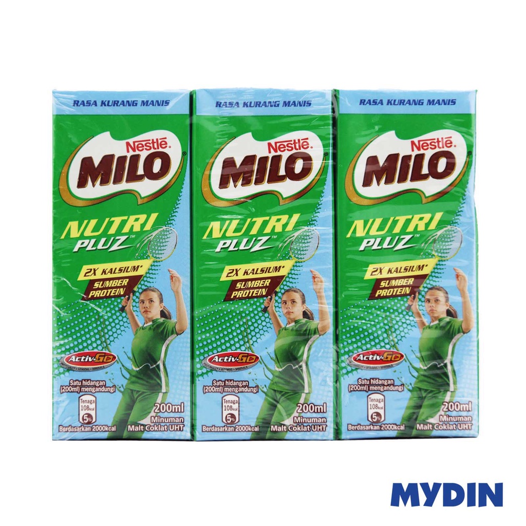Milo Activ-Go Calciumpluz UHT 6×200ml