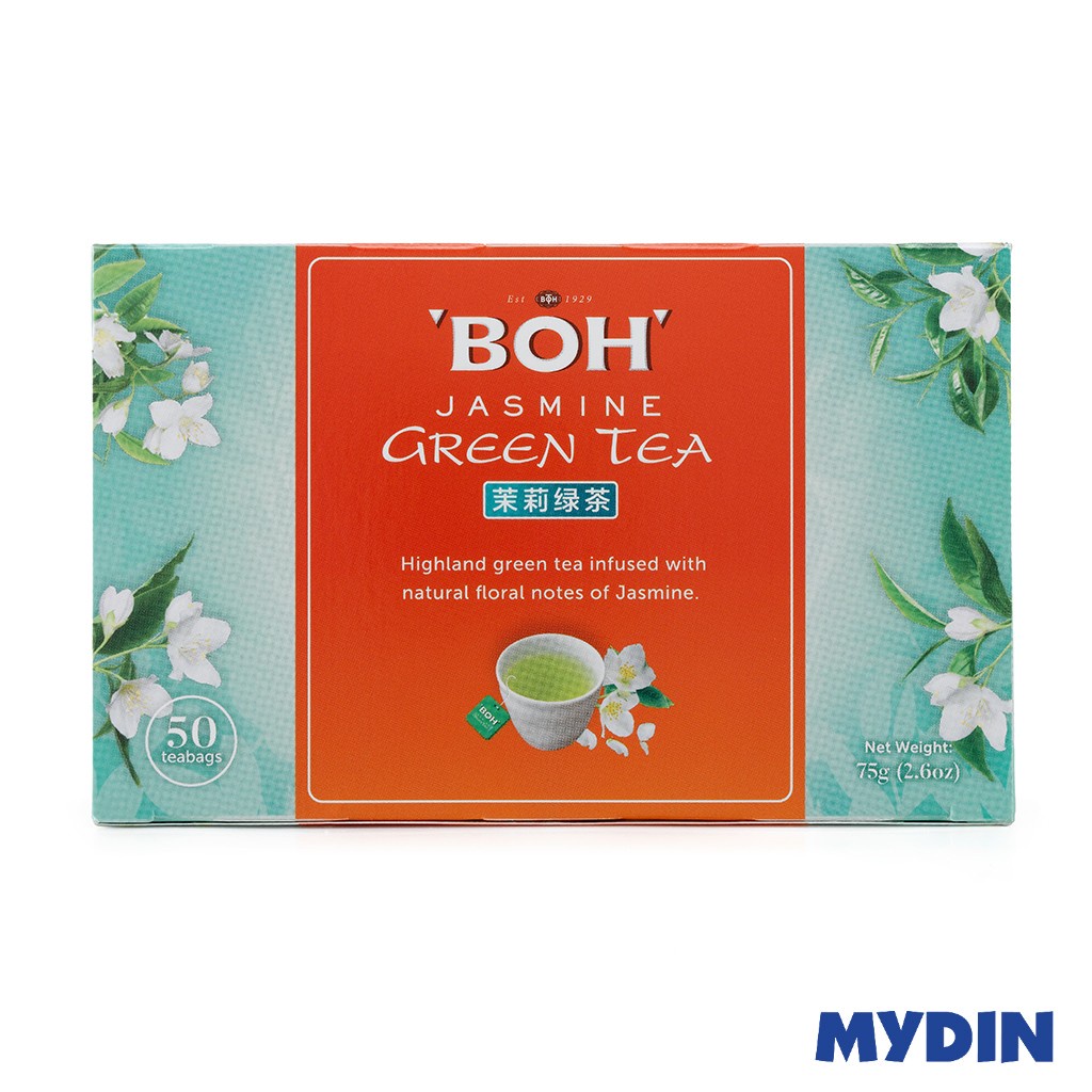 Boh Double Chamber Pure Green Tea 50×1.5g