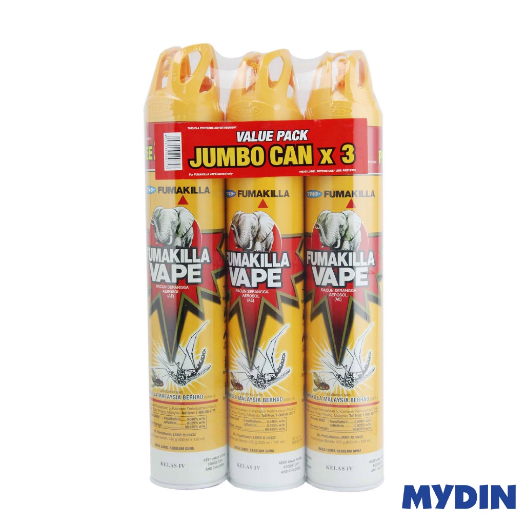 Fumakilla Mosq Arsl Vp X3 720ml