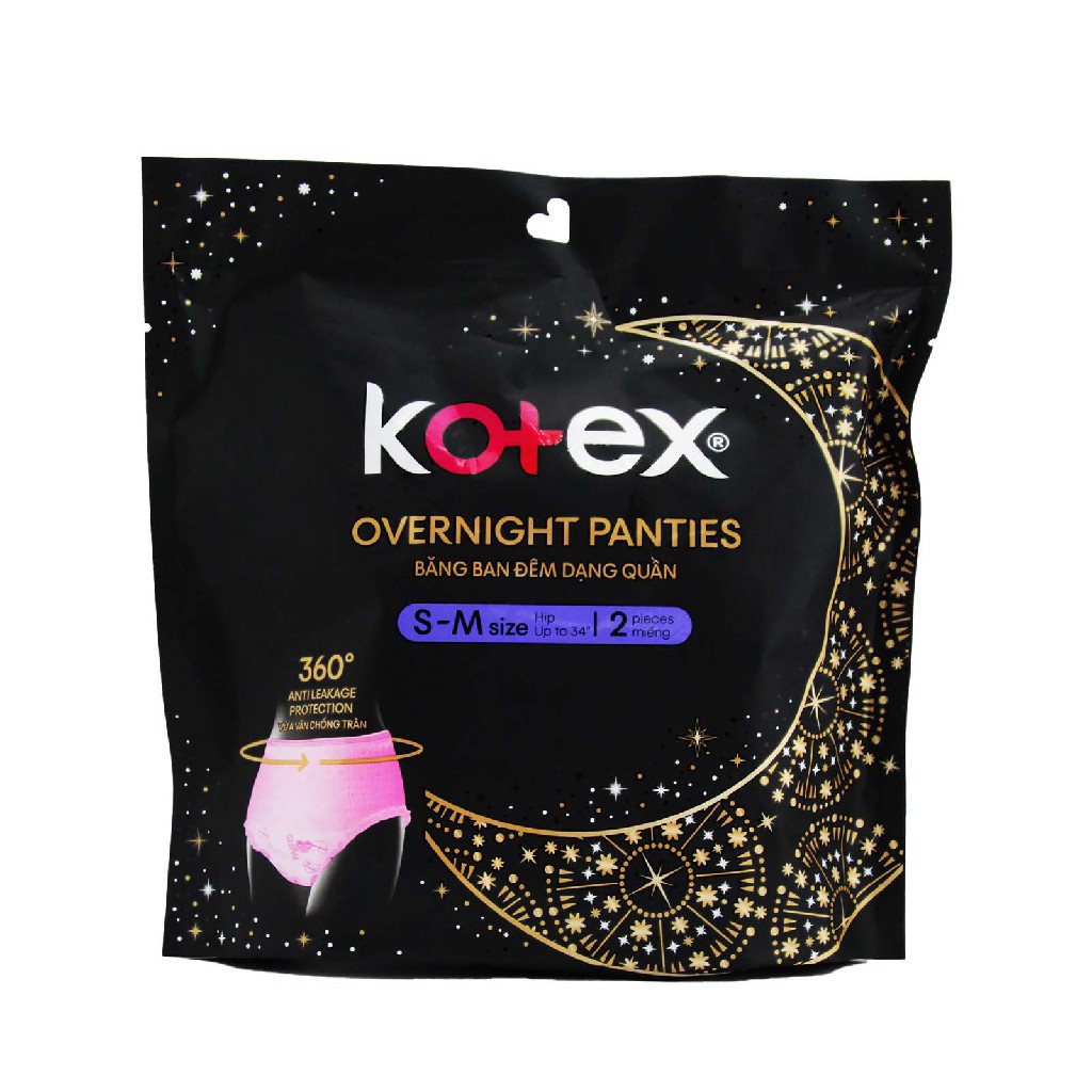 Kotex Overnight Pants S-M 2S