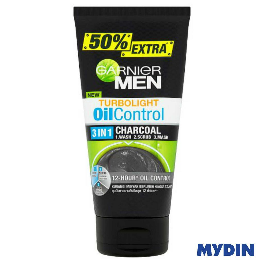 Garnier Men Tl Oc 3in1 Chrl 100ml Ext50%