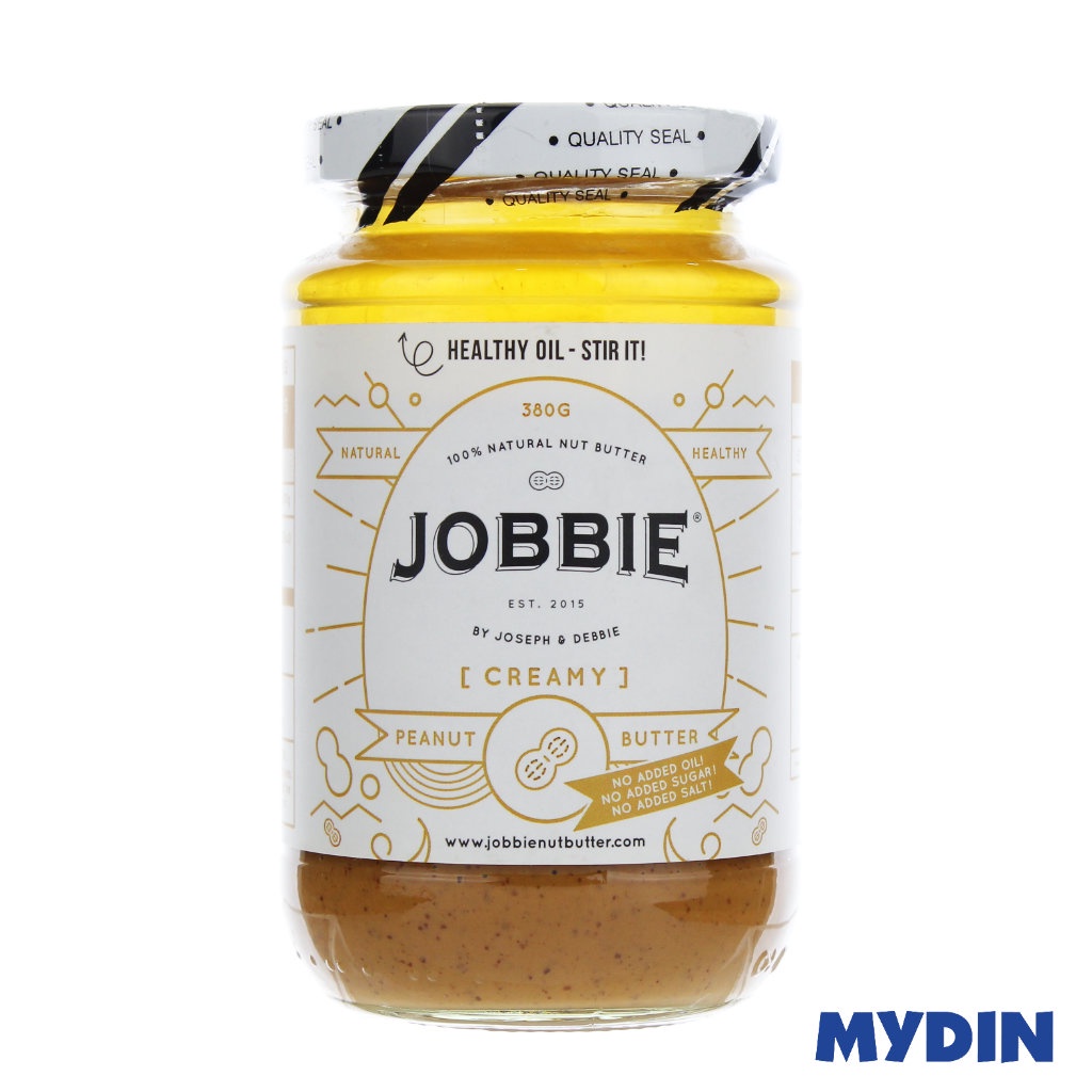 Jobbie Creamy Pure Peanut Butter 380g