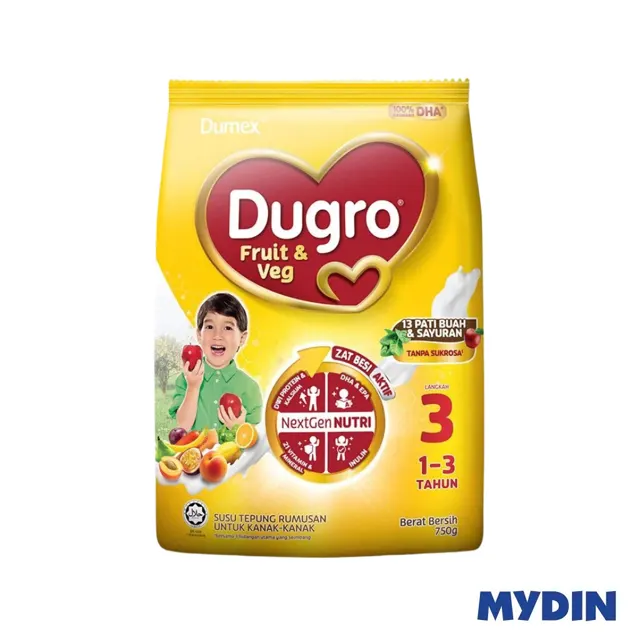 Dugro 3 Fruit & Vege 750g