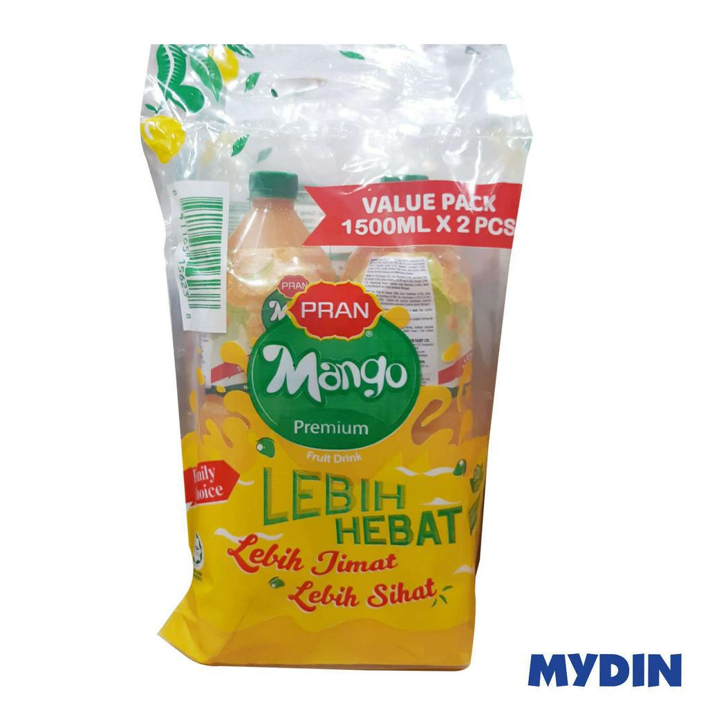 Pran Jus Pek Bernila Epal/Oren/Mango 1.5L