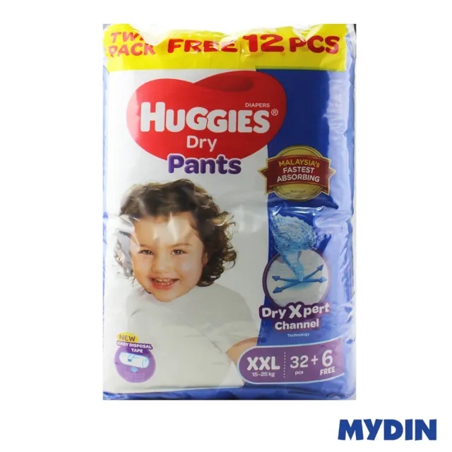 Huggies Dry Pants Mega Tp, Xxl28