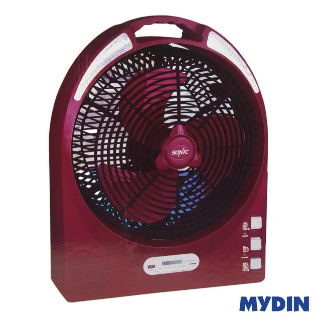 Sonic Rechargeable Fan W/led Hl17-Fn6