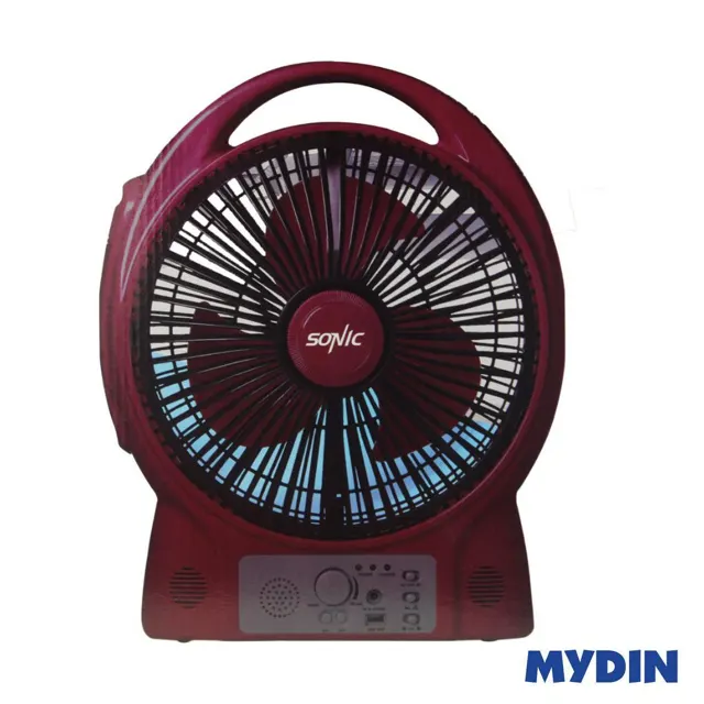 Sonic Rechargeable Fan W/led Hl17-Fn8