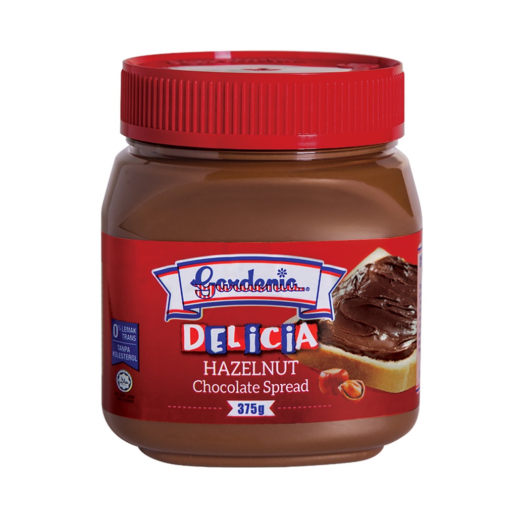 Gardenia Spread Delicia 375g H/nut Choc
