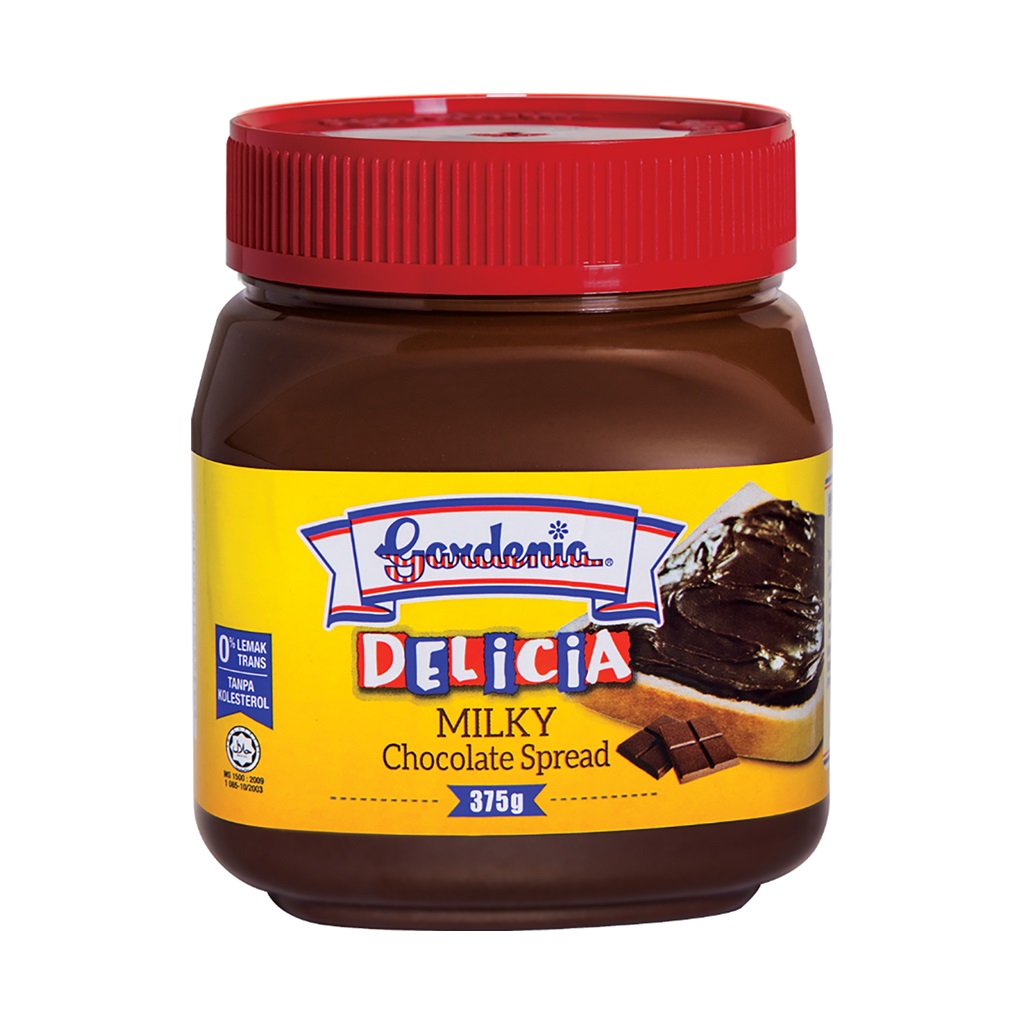 Gardenia Spread Delicia 375g Milky Choc