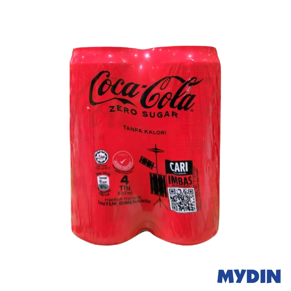 Coca Cola Zero Sugar 4S 320ml