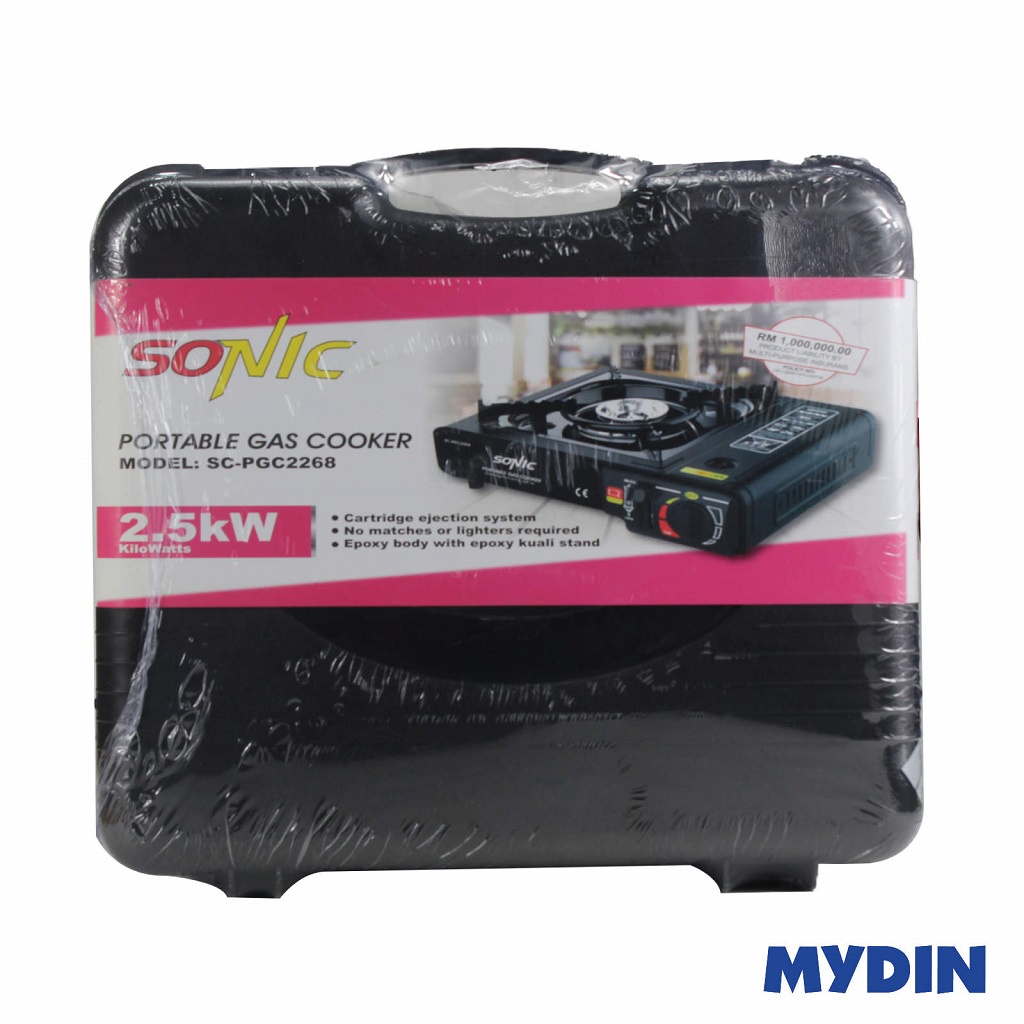 Sonic Portable G/cooker 2.5kw Sc-Pgc2268