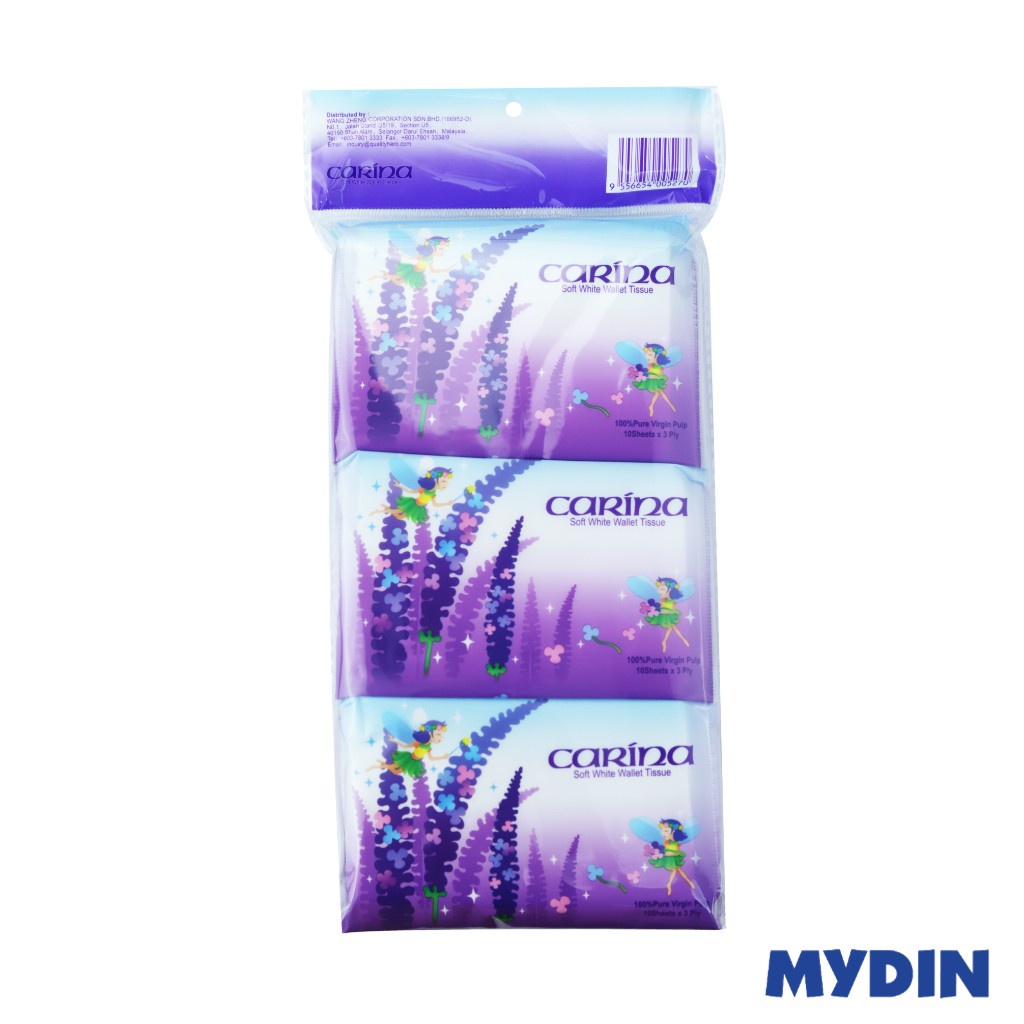 Carina Wallet Tissue 10×6 3ply