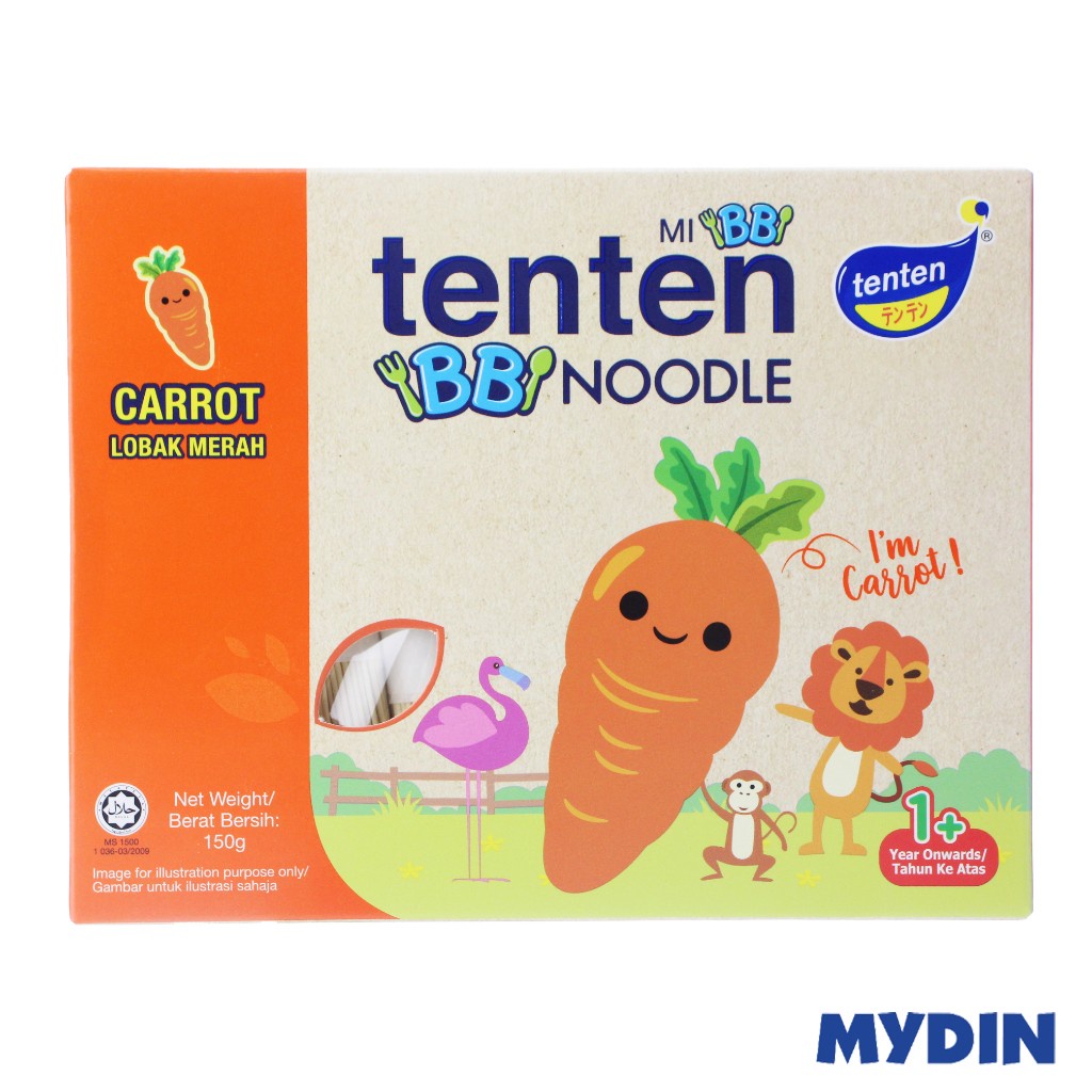 Ten Ten Bb Noodle, 150g, Carrot
