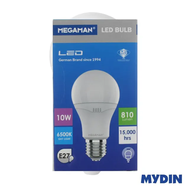 Megaman Led Bulb A60 10w E27 D/lgt Srm