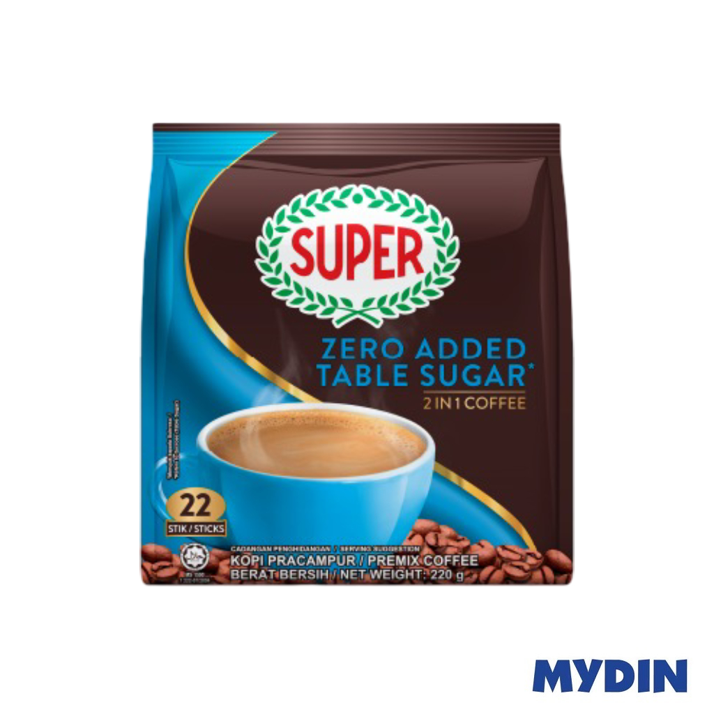 Super 2in1 Coffee Zero Sugar 22×10g
