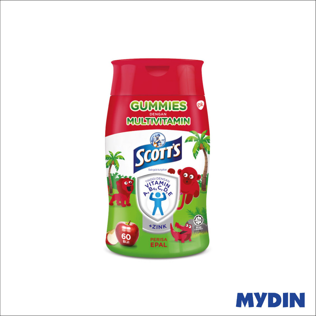 Scotts Multivit Gummies Apple 15S