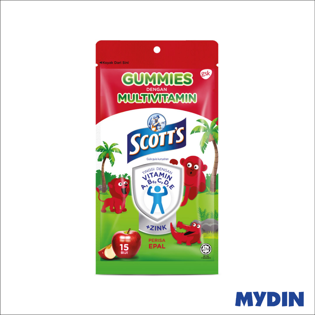 Scotts Multivit Gummies, 15S, Apple