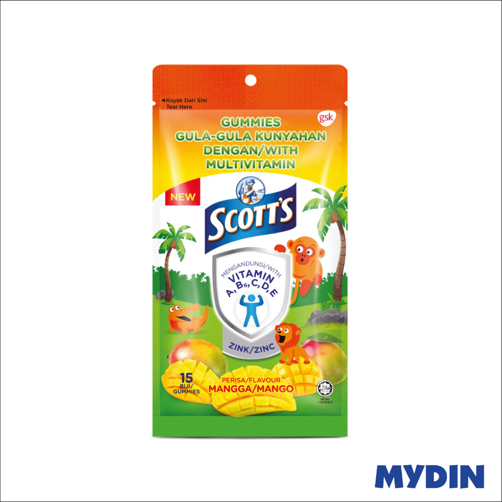 Scotts Multivit Gummies, 15S, Mngo