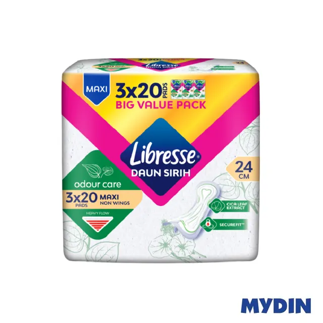 Libresse D/sirih Pad Mx Nw 24cm 3×20s