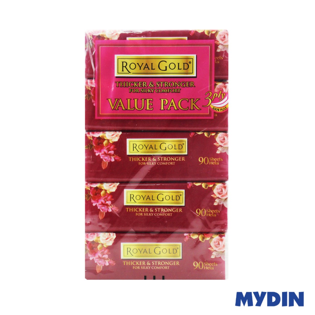 Royal Gold White Soft Pack 3ply 5×90s