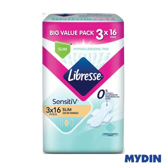 Libresse Sv Pad Slm Wg 24cm 16×3