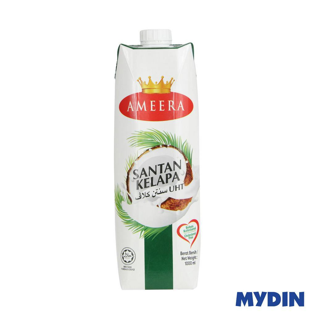 Ameera UHT Ccnt Mlk T/cap 1000ml