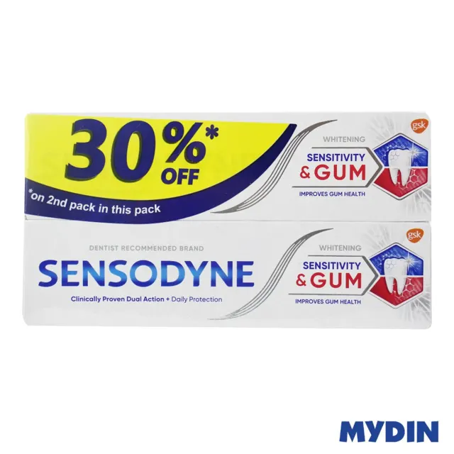 Sensodyne Tp Sensitive Gum White 100gx2