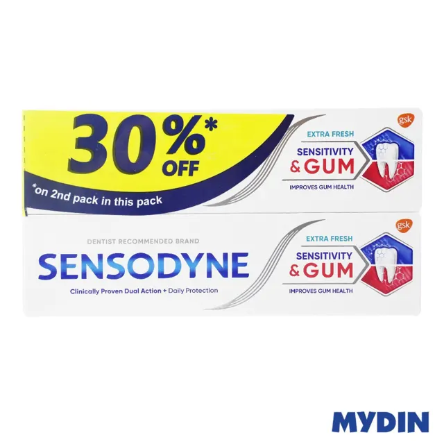 Sensodyne T/pste Snstv&, 2×100g, E/fresh