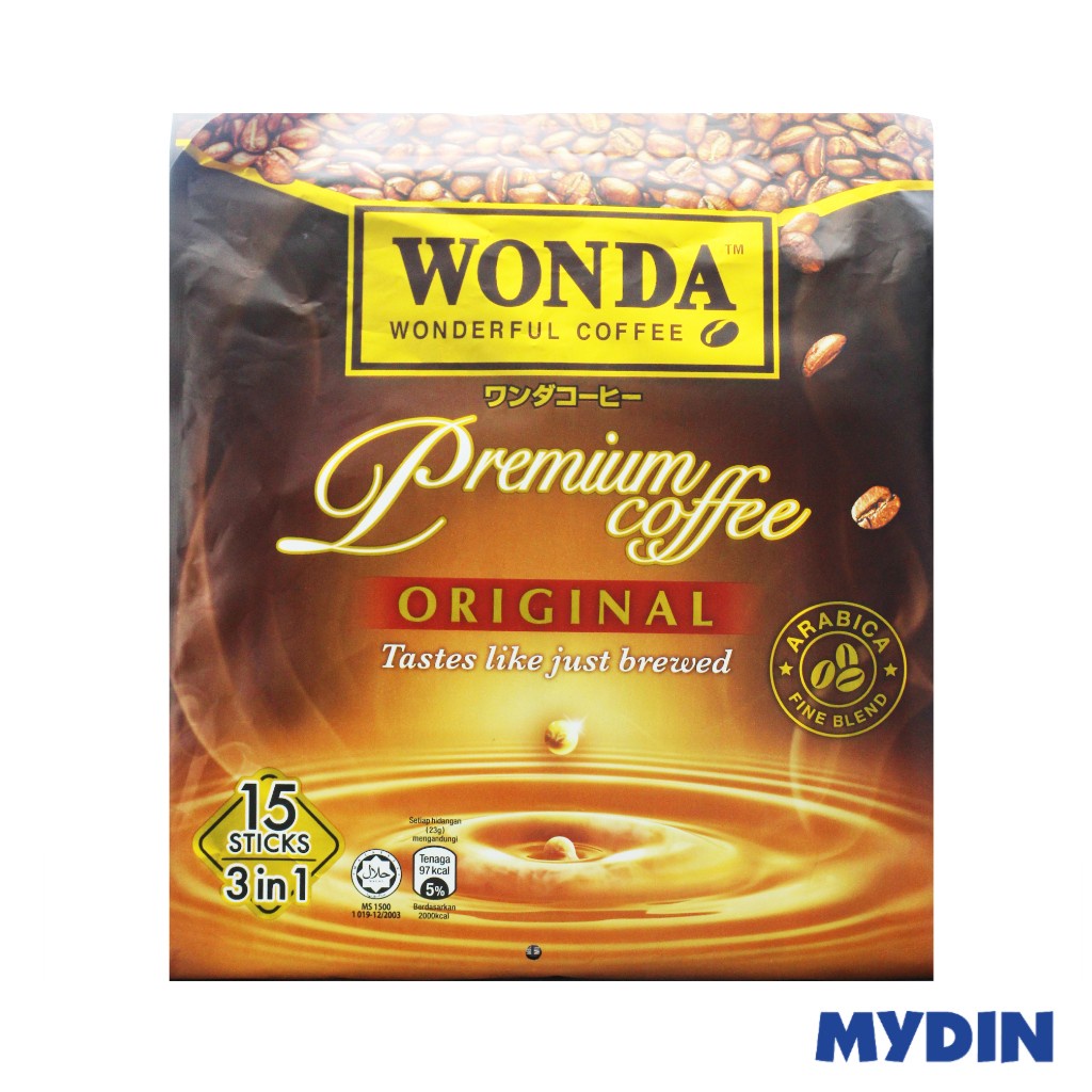 Wonda Cffe 3in1 15×18g Original