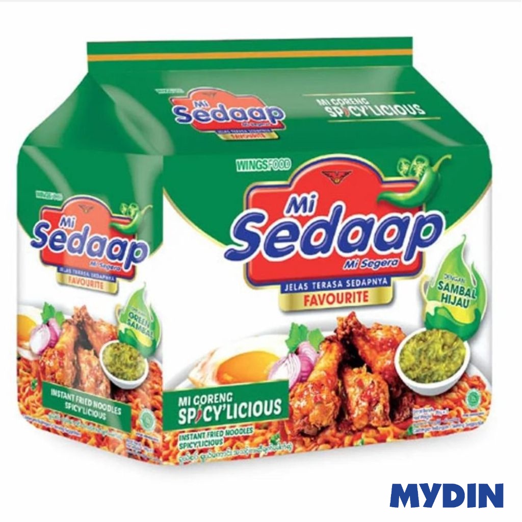 Mi Sedaap Fried Instant Ndls Spcylcs 5×86g