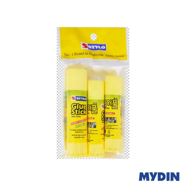 Stylo Glue Stick 2+1 Sty-Ygs-2208/18